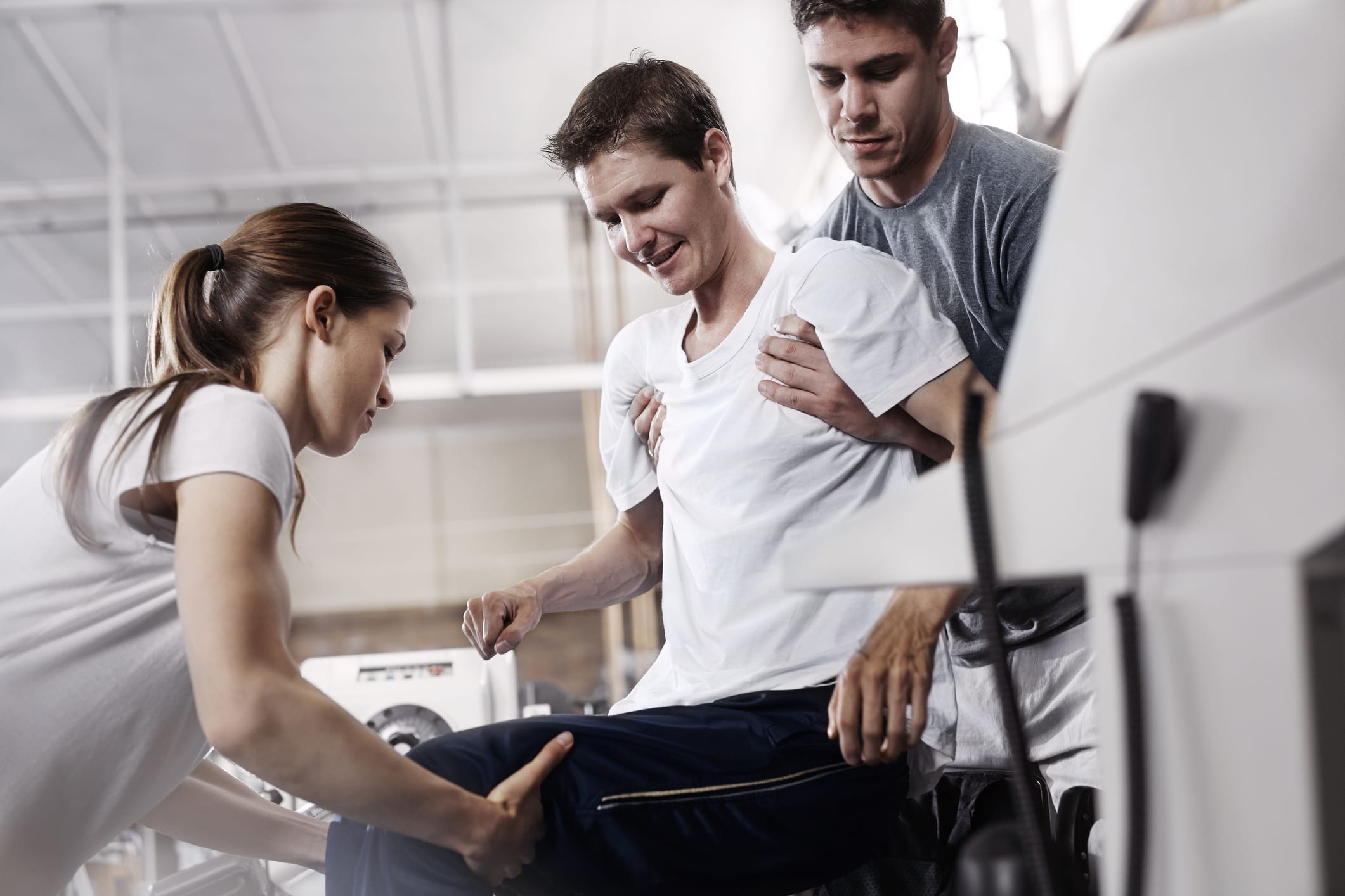 patient with severe spasticity making progress